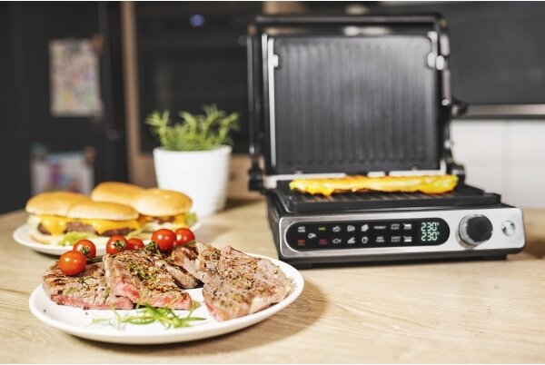 Concept ge3500 - Kontaktní gril s teplotní sondou 2000W/230V černá