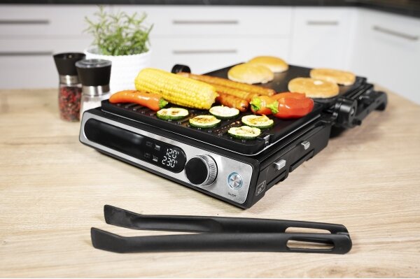 Concept ge3500 - Kontaktní gril s teplotní sondou 2000W/230V černá