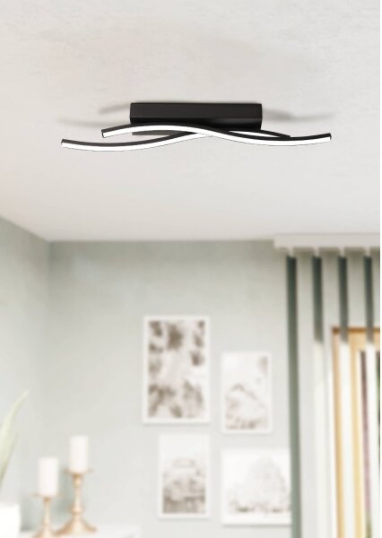 Eglo 31226 - LED Stropní svítidlo ALBORAYA LED/10,8W/230V 3000K černá