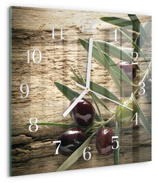 Skleněné hodiny Olivy zskb-30x30-00083577