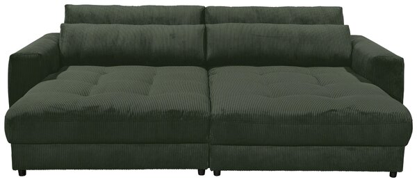 POHOVKA BIG SOFA, textil, kompozitní dřevo, tmavě zelená MID.YOU - Pohovky, Online Only