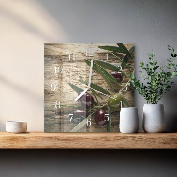 Skleněné hodiny Olivy zskb-30x30-00083577