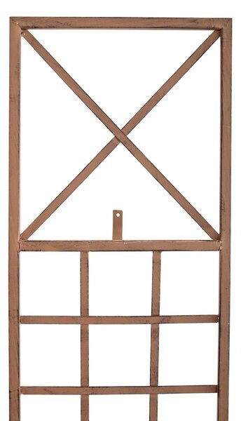 Mřížka na popínavé rostliny Trigo - 198 x 40 cm - Hnědá antik