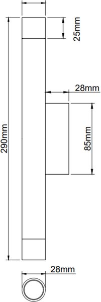 Open Design Q nástěnné svítidlo 2x3.5 W bílá-zlatá OR84559