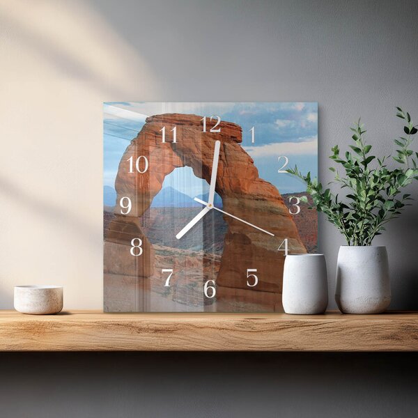 Skleněné hodiny Velký kaňon zskb-30x30-00087141