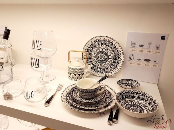 Konvička na čaj Mono Boho - 17*12*12cm - J-Line by Jolipa