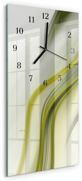 Skleněné hodiny vertikální Abstraktní čáry zsppc-30x60-00174805