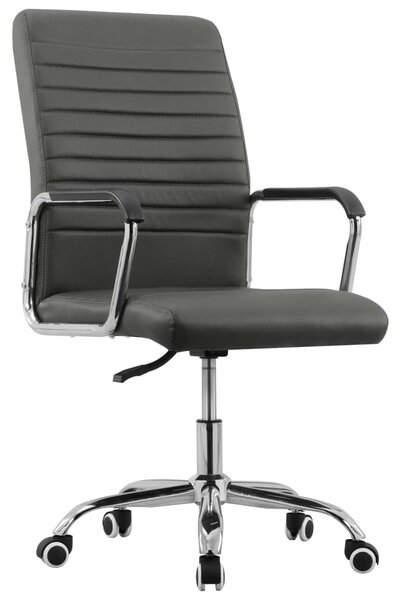 Otočná kancelářská židle černá antracitová textil