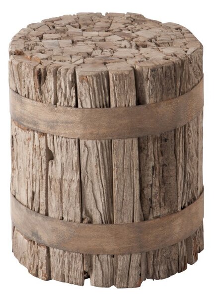 Stolička ze dřevěných špalíků Annelies - Ø 40*45cm