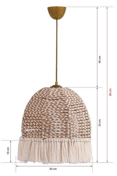 Opviq Závěsný lustr TM224 ecru
