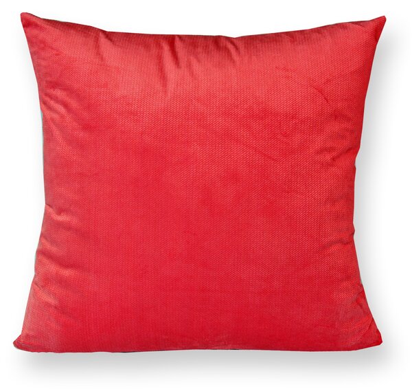 GADEO dekorační povlak na polštář VELVET červená Rozměr: 30x30 cm