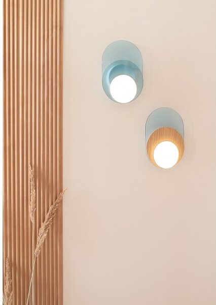 Dot 04, Rám bílá, Hlavní panel plexi šedé / dub Tunto