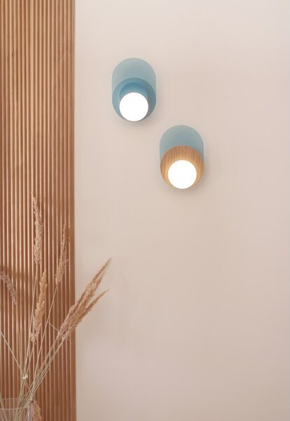 Dot 04, Rám bílá, Hlavní panel plexi šedé / dub Tunto