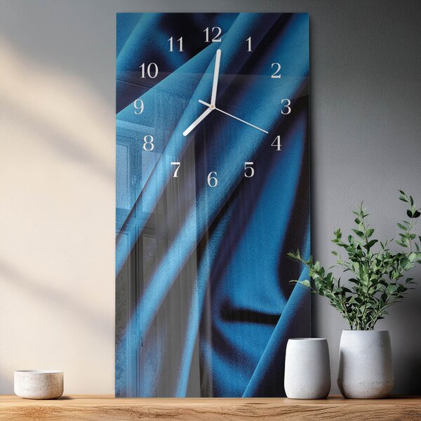 Skleněné hodiny vertikální Materiál zsppb-30x60-00093170