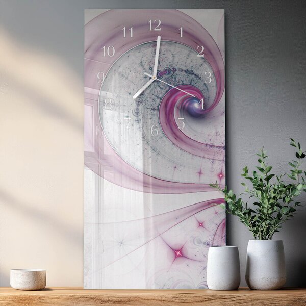 Skleněné hodiny vertikální Vír zsppb-30x60-00092726