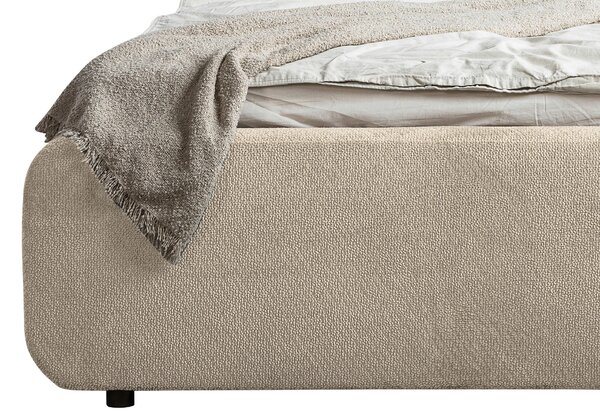 ČALOUNĚNÁ POSTEL, 140/200 cm, přírodní barvy MID.YOU - Postele s úložným prostorem, Online Only