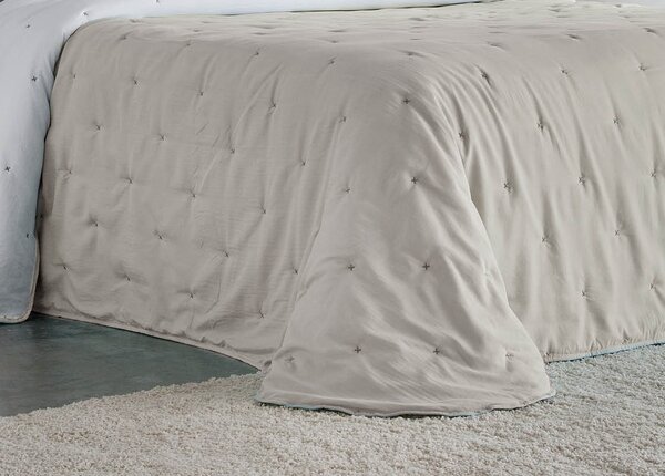 Textil Antilo Nadýchaný přehoz Polare Lino, béžový, sada se 2 povlaky na polštář 70x50 cm Rozměr: 250x270 cm