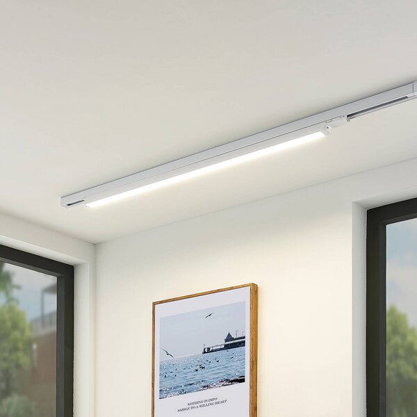 Arcchio Harlow LED kolejnicové světlo, bílé, 109 cm, 4 000 K, Bílá / opál, Pracovna / kancelář, Hliník, Moderní