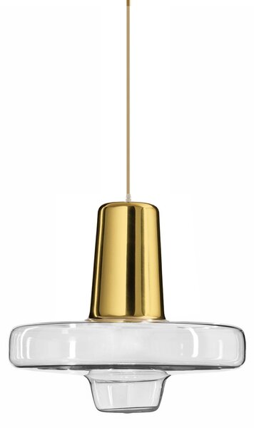 Toolight - LED závěsné stropní svítidlo APP553-1CP, zlatá, OSW-08633