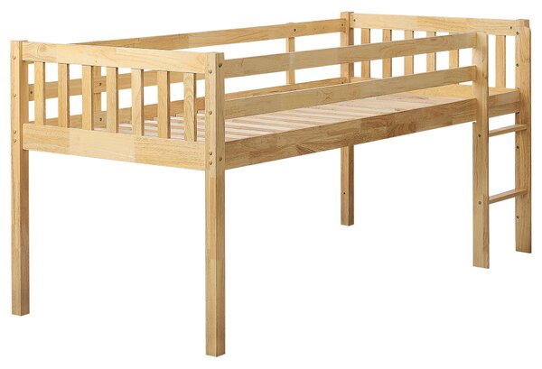 Zvýšené lůžko Dřevo PEIPIN 90 x 200 cm Světle hnědá