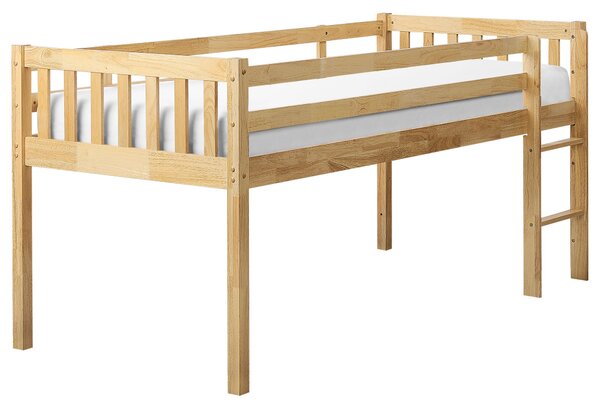 Zvýšené lůžko Dřevo PEIPIN 90 x 200 cm Světle hnědá