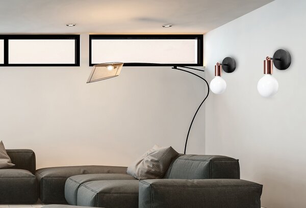 Toolight Nástěnná lampa kovová Kinkiet, růžové zlato 392205