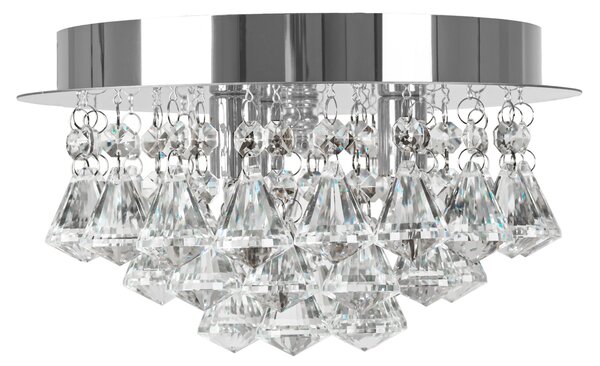 Toolight - Křišťálové závěsné svítidlo G9 3x40W APP1039-C, chromová, OSW-06822
