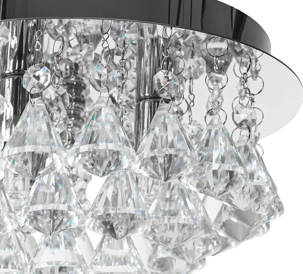 Toolight - Křišťálové závěsné svítidlo G9 3x40W APP1039-C, chromová, OSW-06822