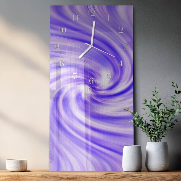 Skleněné hodiny vertikální Vír zsppb-30x60-00089096