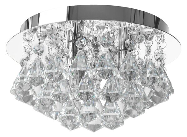 Toolight - Křišťálové závěsné svítidlo G9 3x40W APP1039-C, chromová, OSW-06822