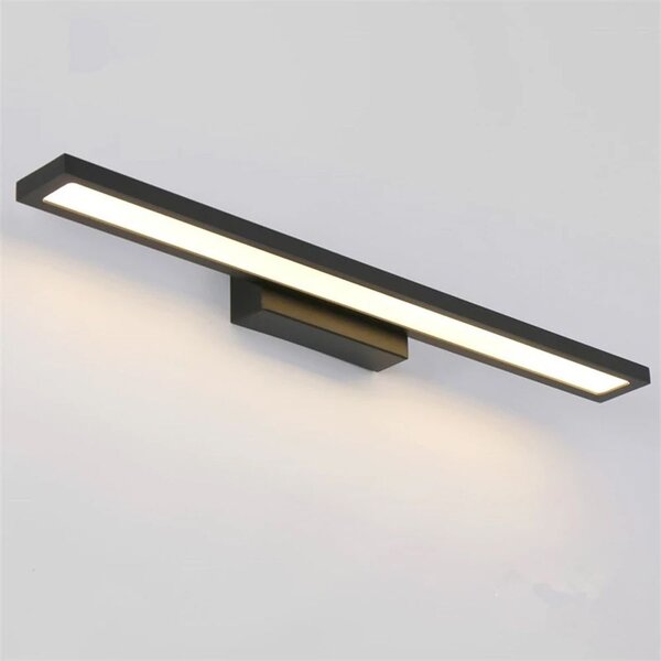 Toolight - LED nástěnná lampa nad zrcadlo 40cm 7W, 560lm, APP839-1W, černá, OSW-06664