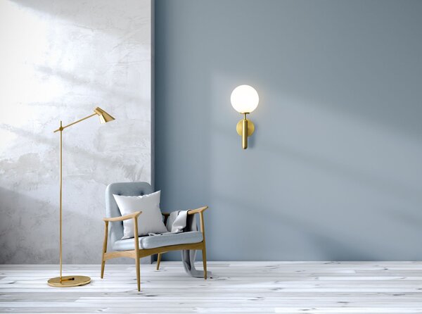 Toolight Moderní nástěnná lampa APP894-1W Zlatá