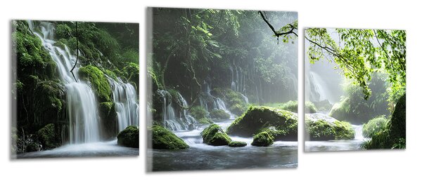 Moderní obraz Zelený vodopád