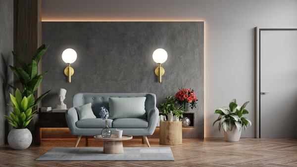 Toolight Moderní nástěnná lampa APP894-1W Zlatá