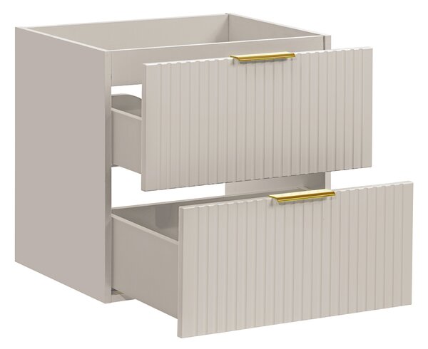 Comad Adel Cashmere skříňka 60x46x57 cm pod umyvadlo závěsná béžová ADEL CASHMERE 82-60-2S