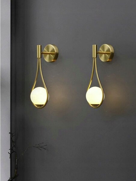 Toolight Moderní nástěnné osvětlení koule APP603-1W
