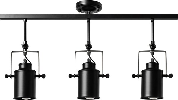 Toolight - Reflektorová lampa 3 x E27 APP487-3C, černá, OSW-00653