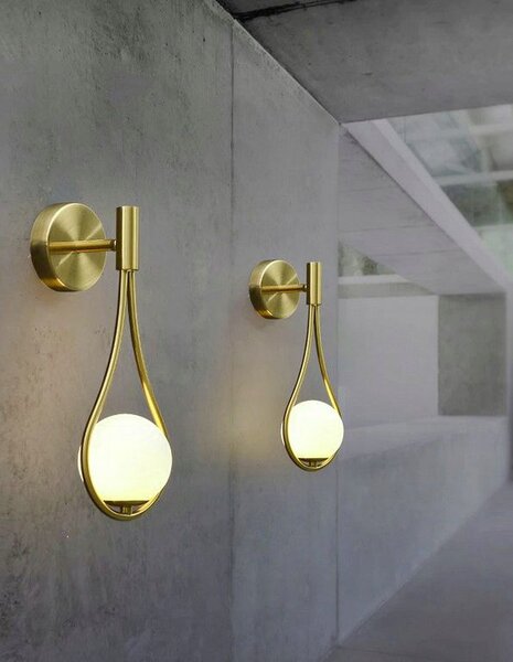 Toolight Moderní nástěnné osvětlení koule APP603-1W