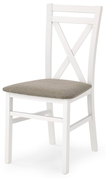 Jídelní židle DORAESZ bílá/hnědá