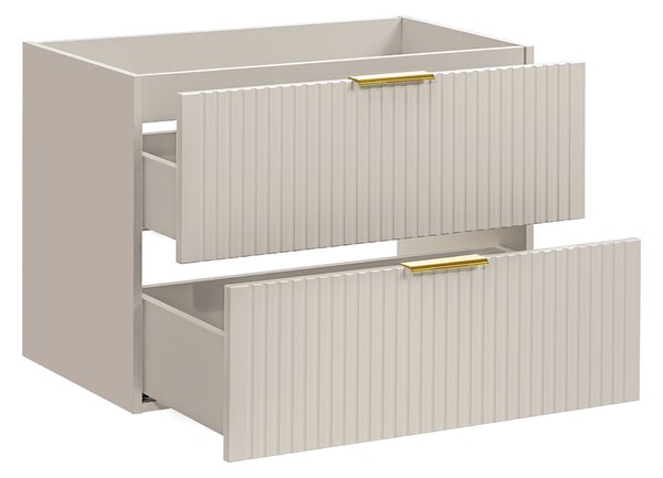 Comad Adel Cashmere skříňka 80x46x57 cm pod umyvadlo závěsná béžová ADEL CASHMERE 82-80-2S