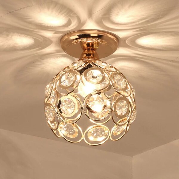 Toolight Elegantní stropní světlo APP205-1C Gold Crystal
