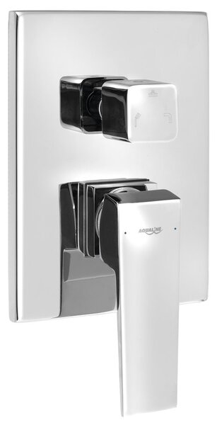 Aqualine Aqualine, RITMO podomítková sprchová baterie, box, 3 výstupy, chrom, RT043