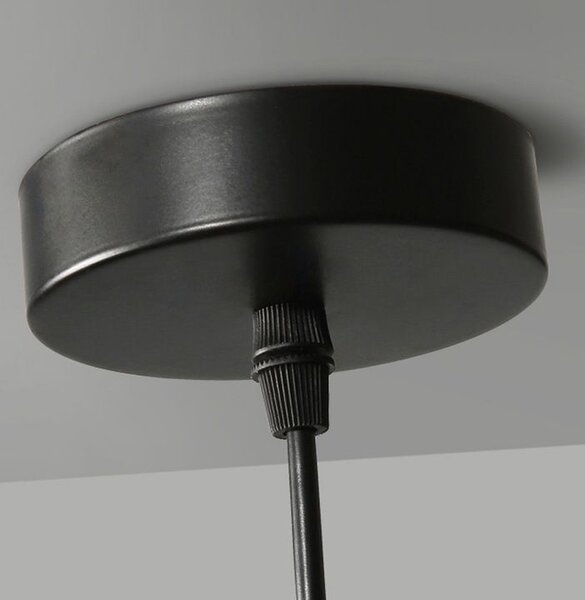 Toolight - stropní skleněná lampa G9 25W APP1026-1CP, černá, OSW-09484