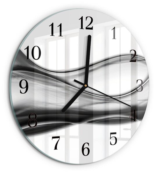 Skleněné nástěnné hodiny Abstrakce zsoc-fi30-00175138