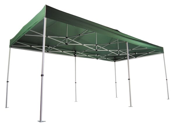 Nůžkový stan 3x6m hliníkový hexagon, Černá