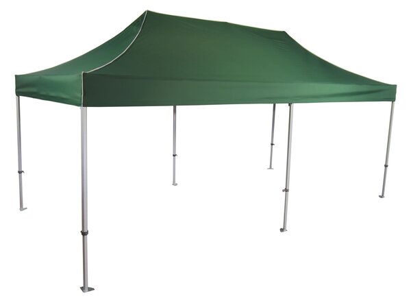 Nůžkový stan 3x6m - Profi hliníkový hexagon, Bílá