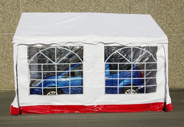Zahradní párty stan 4 × 3 m – PVC plachta 400 g/m²