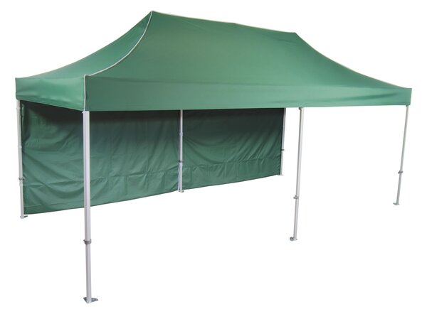 Nůžkový stan 3x6m - Profi hliníkový hexagon, Bílá