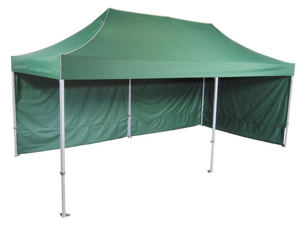 Nůžkový stan 3x6m - Profi hliníkový hexagon, Bílá