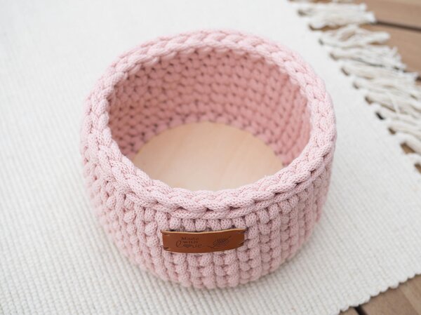 Veselte Košík kulatý 16 x 10 cm PEACH FUZZ